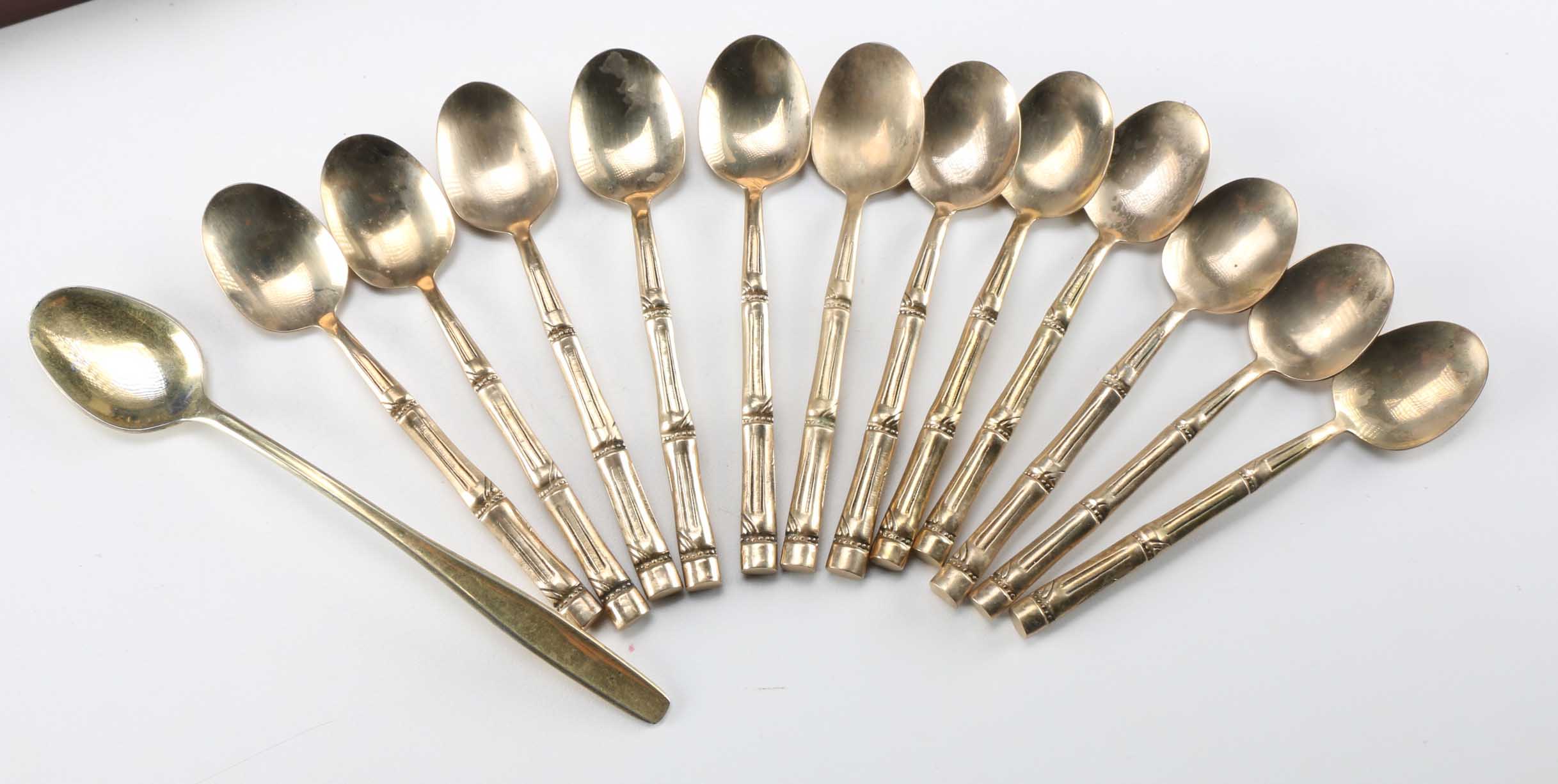 Bronze Bamboo Flatware Set from Thailand