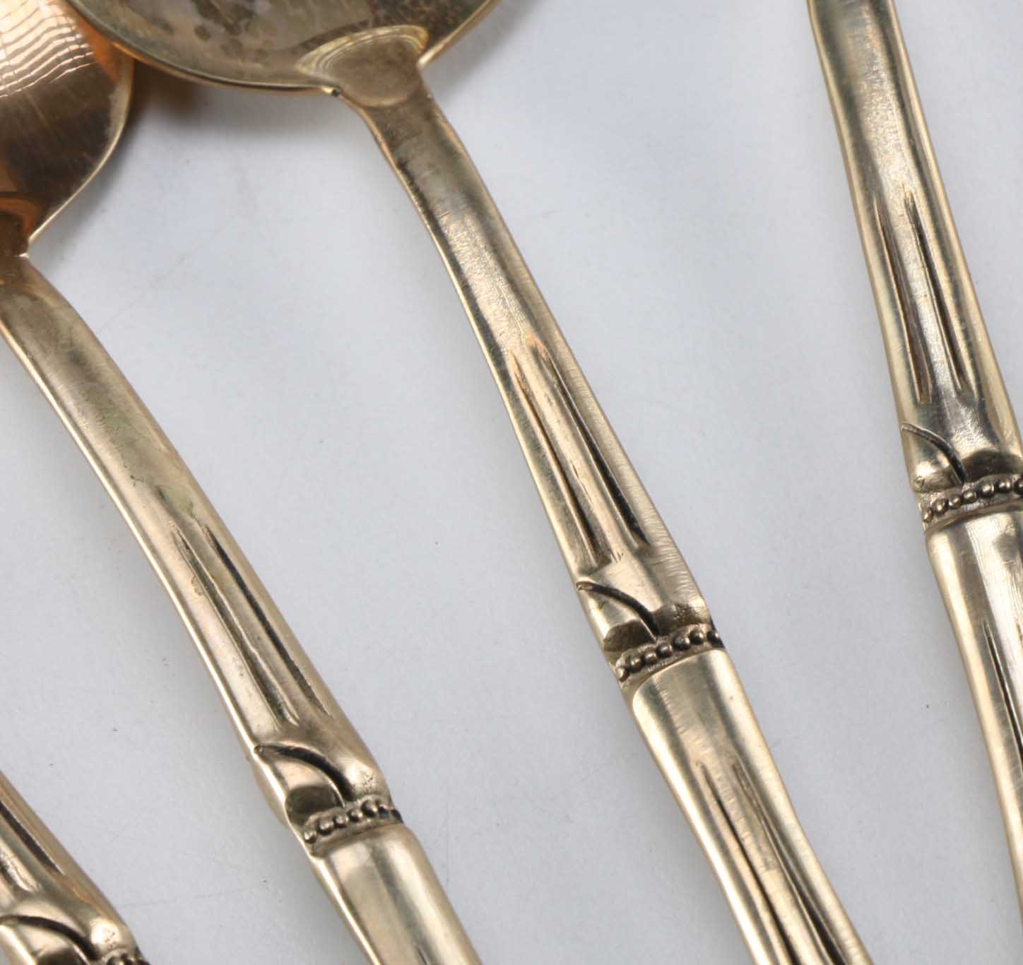 Bronze Bamboo Flatware Set from Thailand