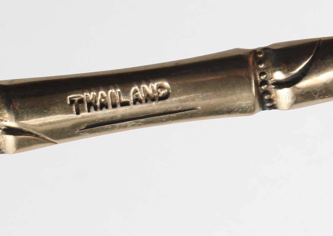 Bronze Bamboo Flatware Set from Thailand