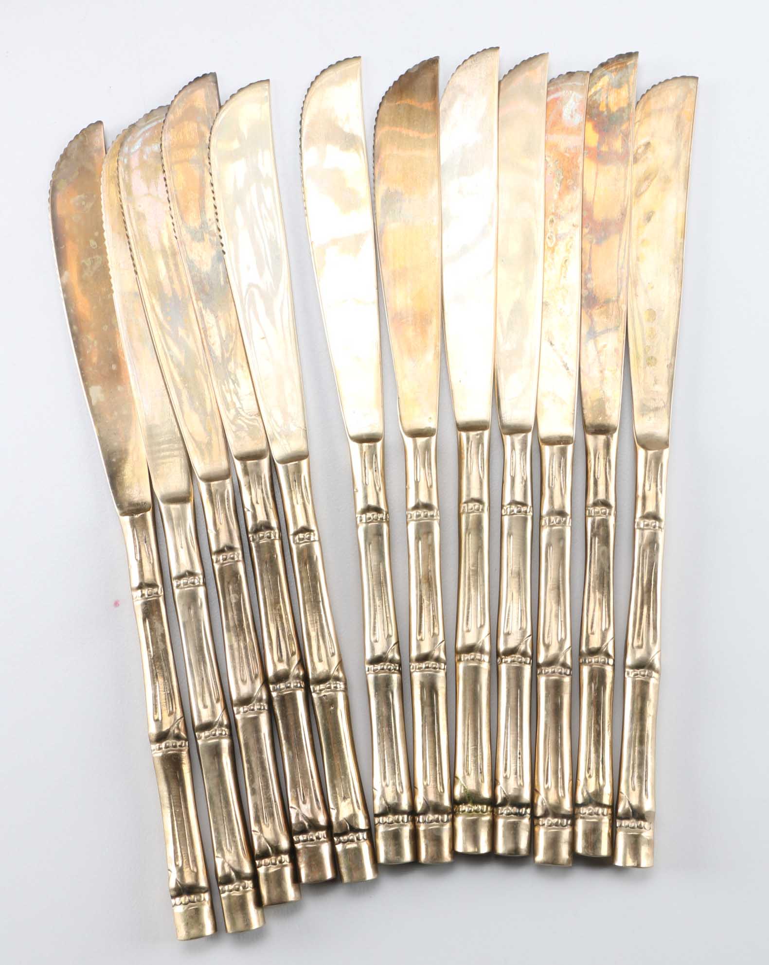 Bronze Bamboo Flatware Set from Thailand
