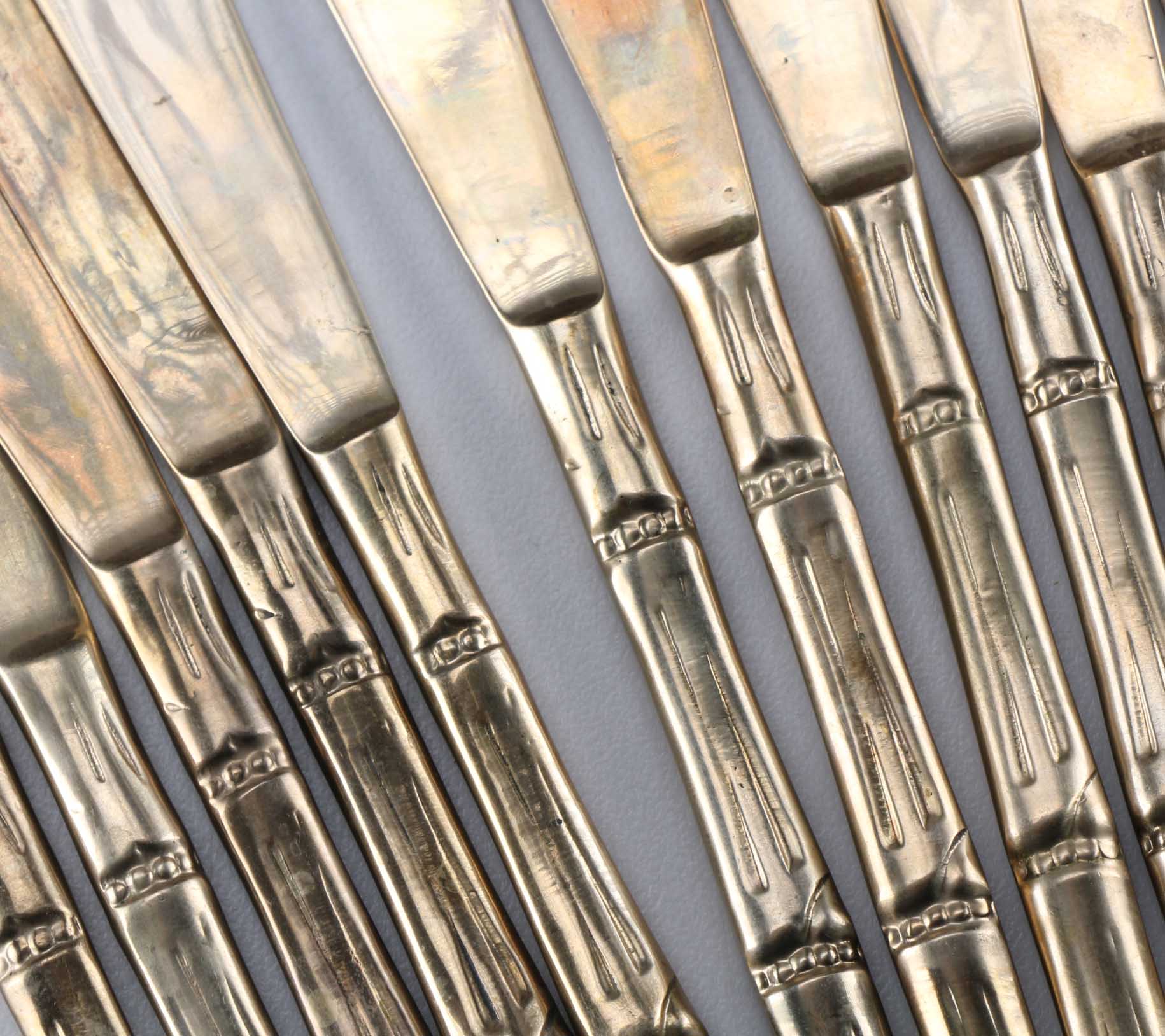 Bronze Bamboo Flatware Set from Thailand