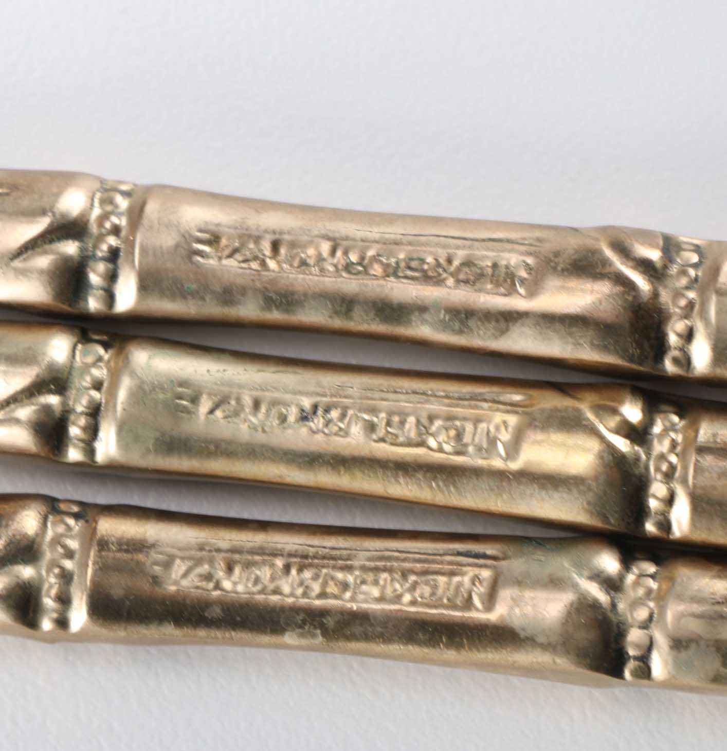 Bronze Bamboo Flatware Set from Thailand