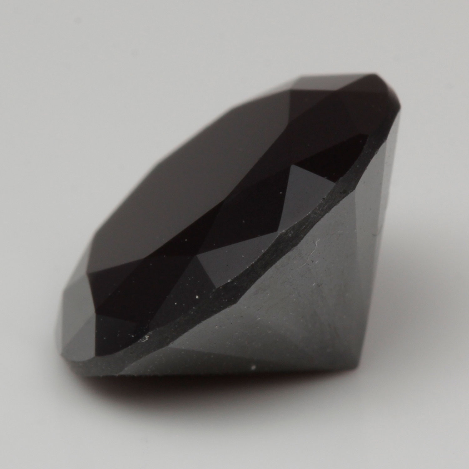 Brilliant Cut Round Natural Black Diamond