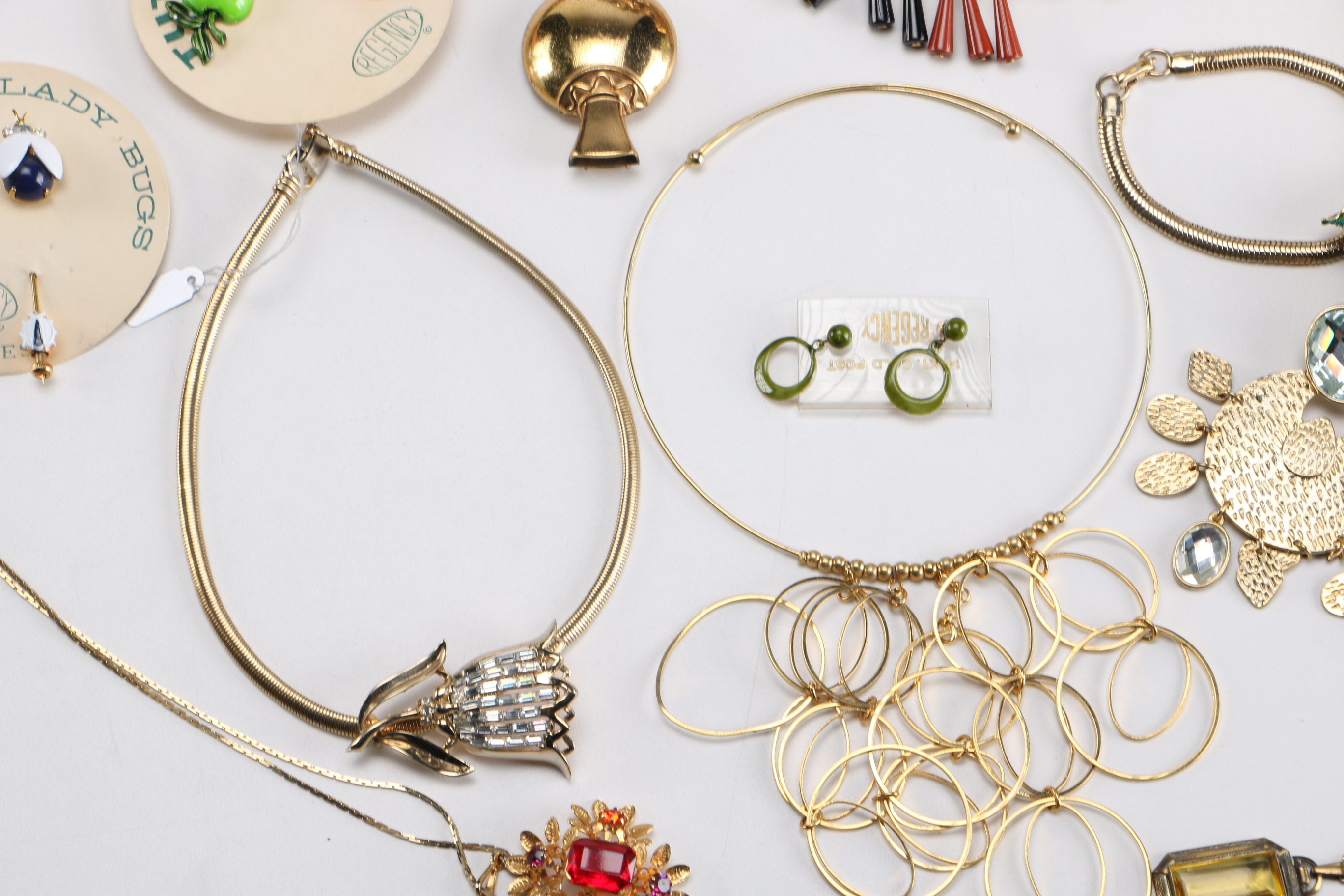 Assortment of Vintage Costume Jewelry