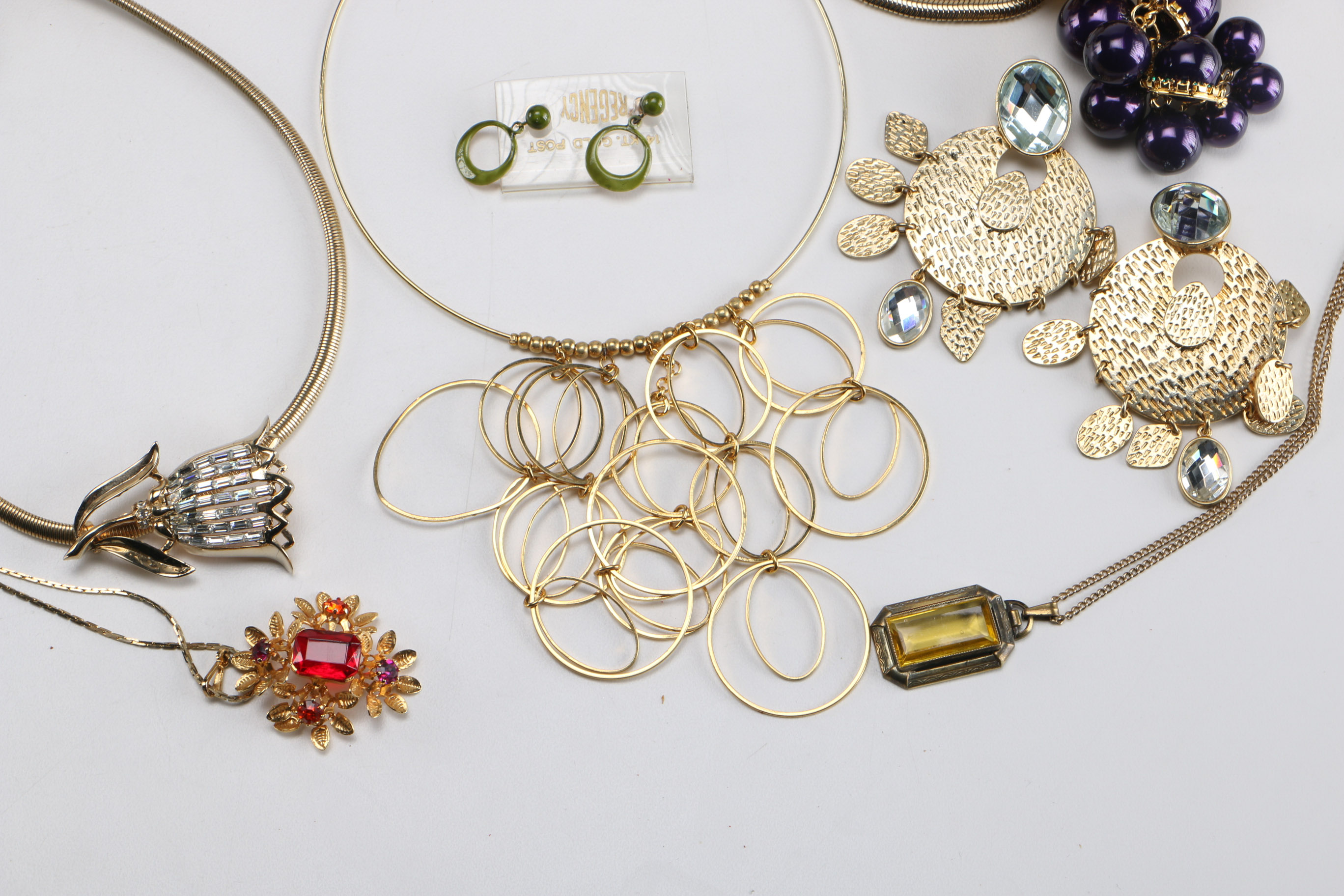 Assortment of Vintage Costume Jewelry