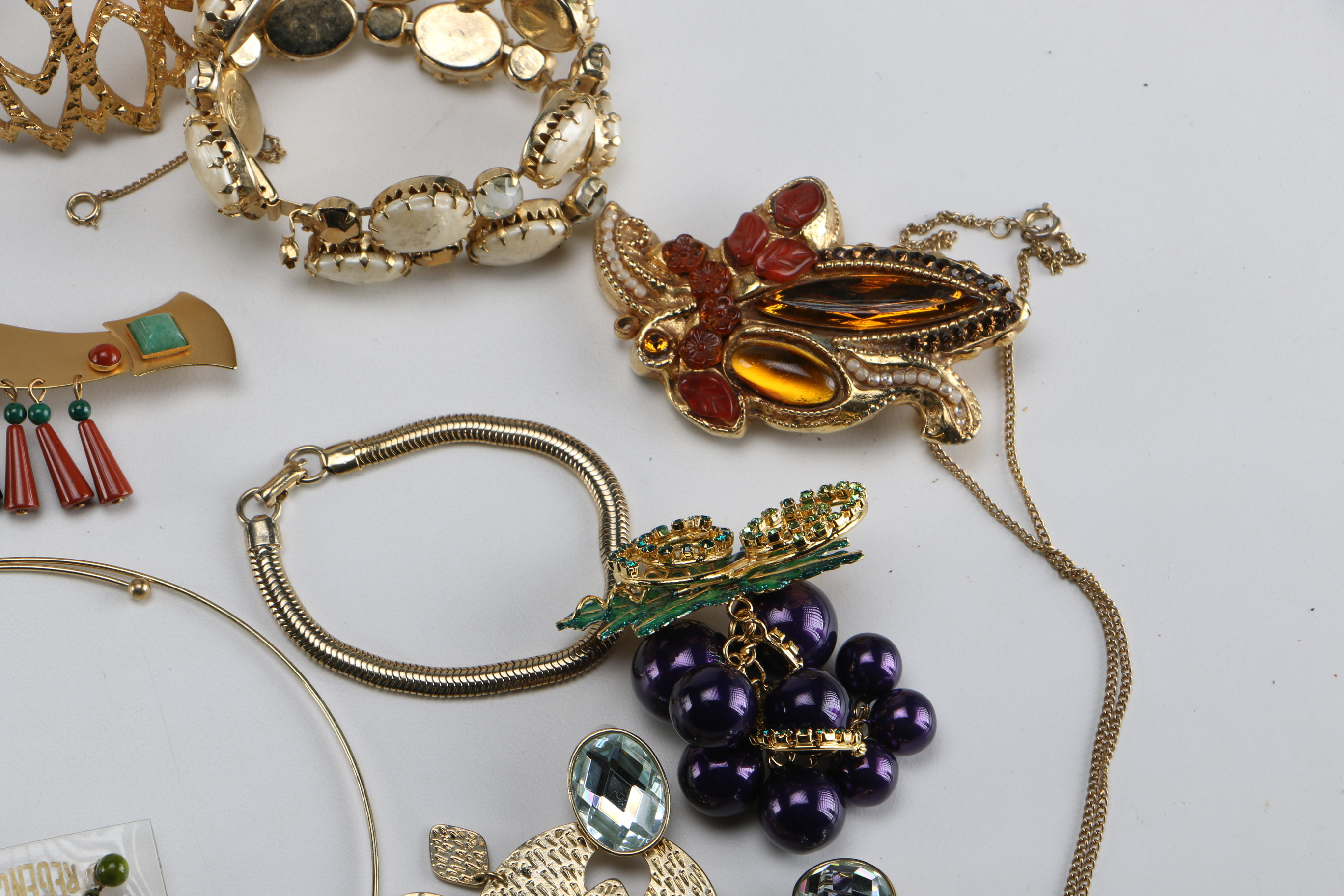 Assortment of Vintage Costume Jewelry