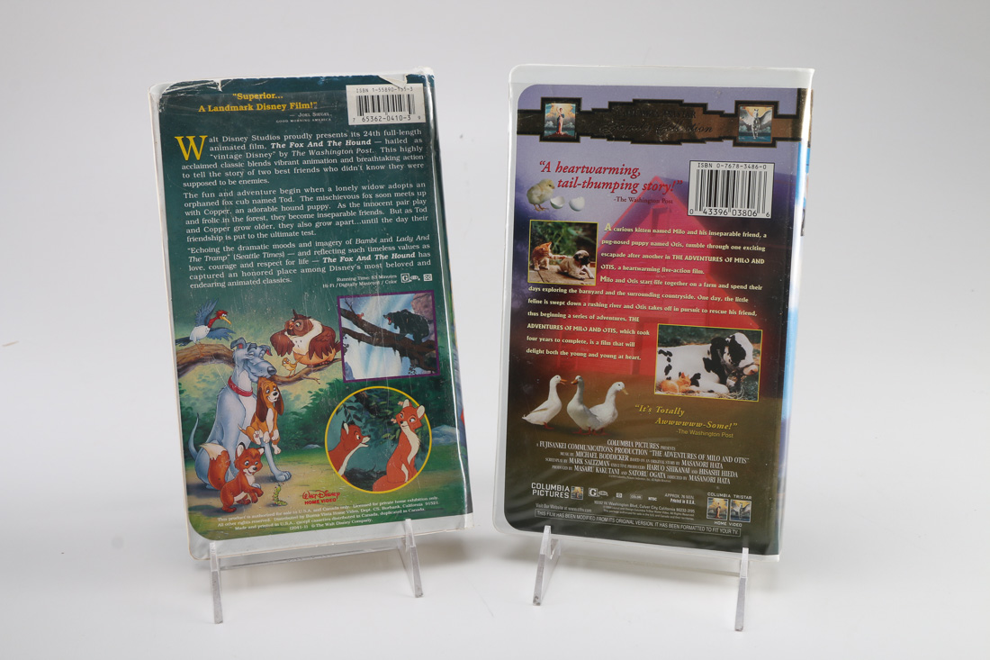 Disney and Other Children's Features on VHS