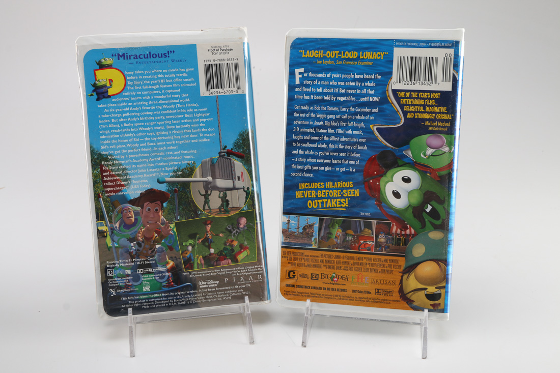 Disney and Other Children's Features on VHS