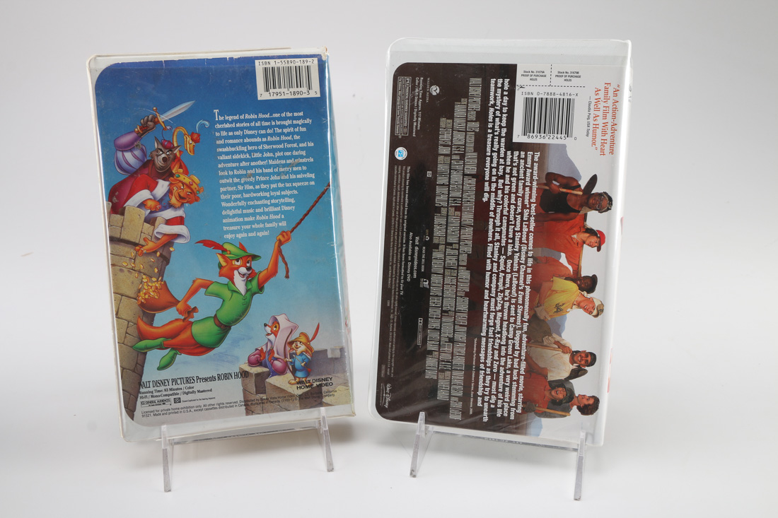 Disney and Other Children's Features on VHS