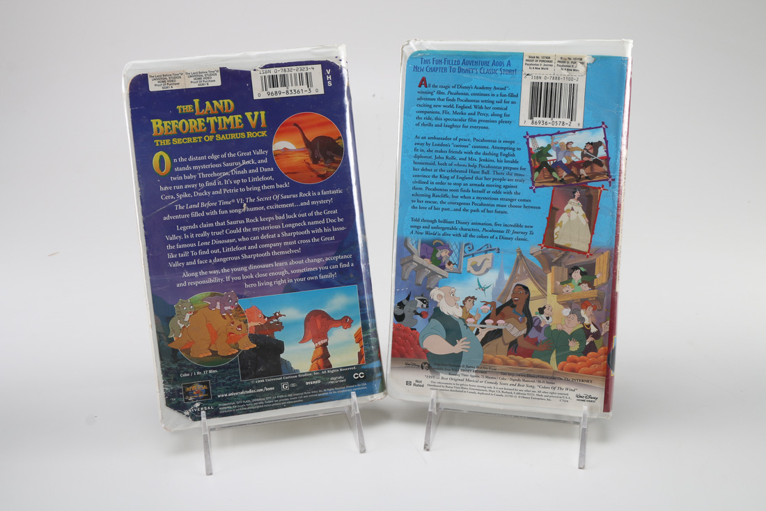 Disney and Other Children's Features on VHS