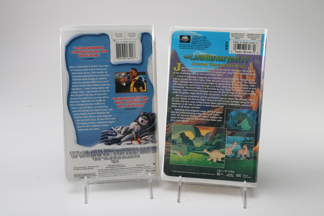 Disney and Other Children's Features on VHS