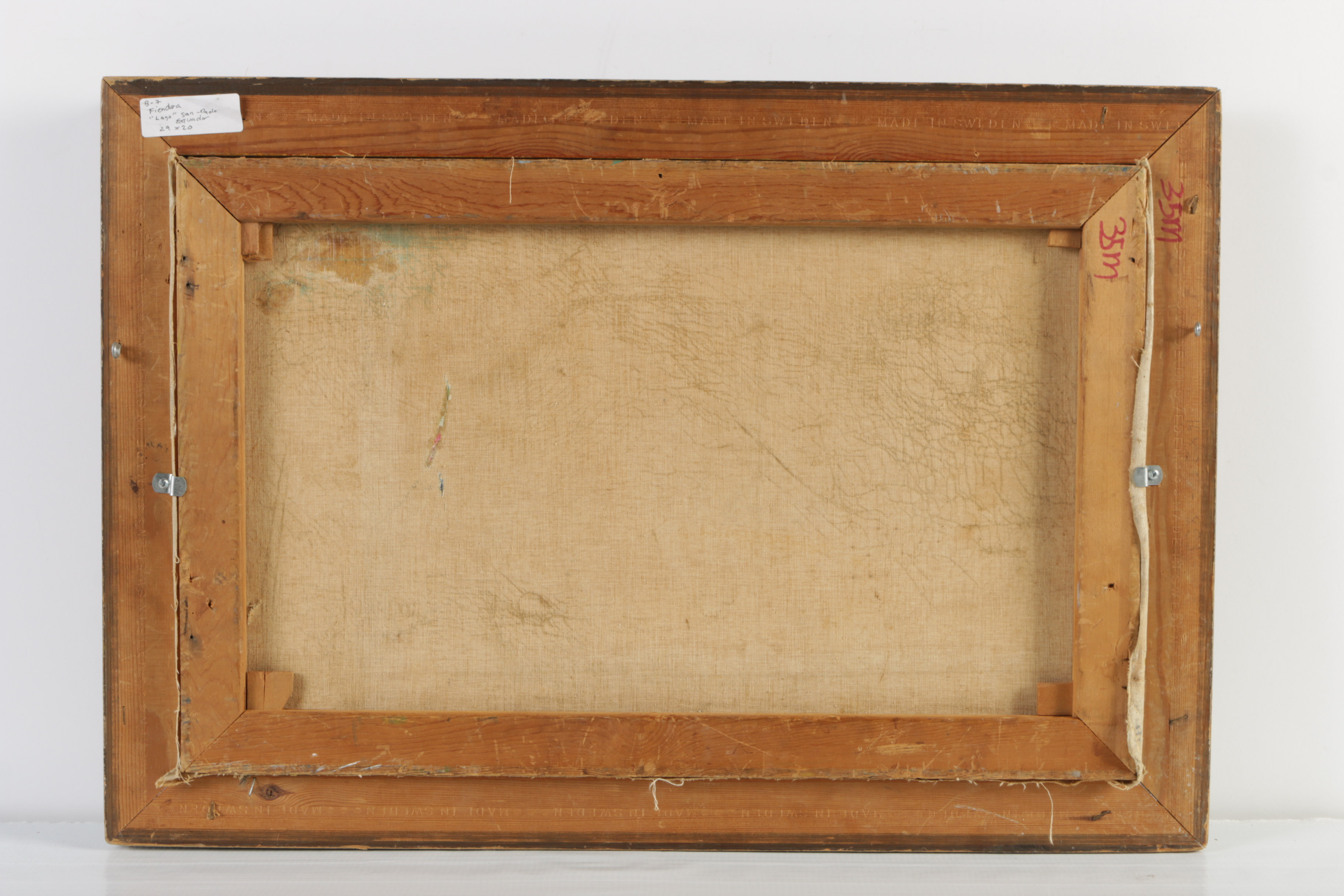 Gonzalo Endara Crow Original Oil Painting "Lake - San Pablo - Ecuador"