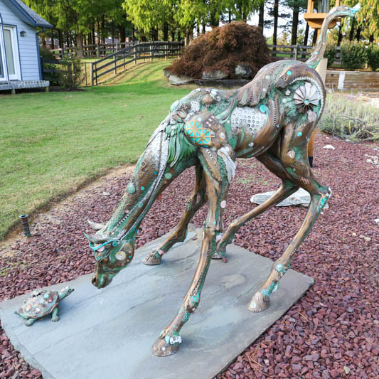 Nano Lopez Life Size Limited Edition Bronze "Curioso" Sculpture