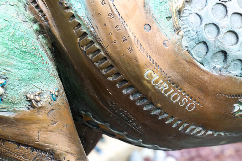 Nano Lopez Life Size Limited Edition Bronze "Curioso" Sculpture