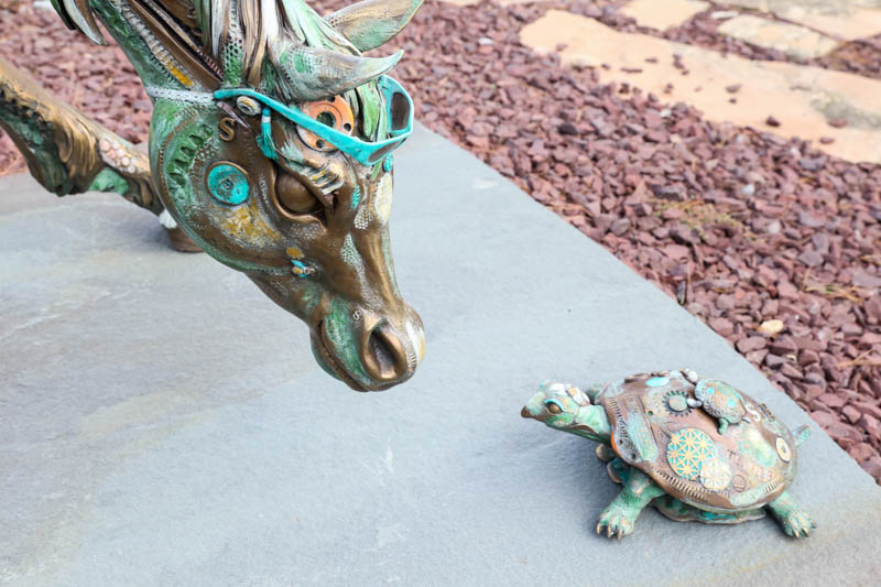 Nano Lopez Life Size Limited Edition Bronze "Curioso" Sculpture