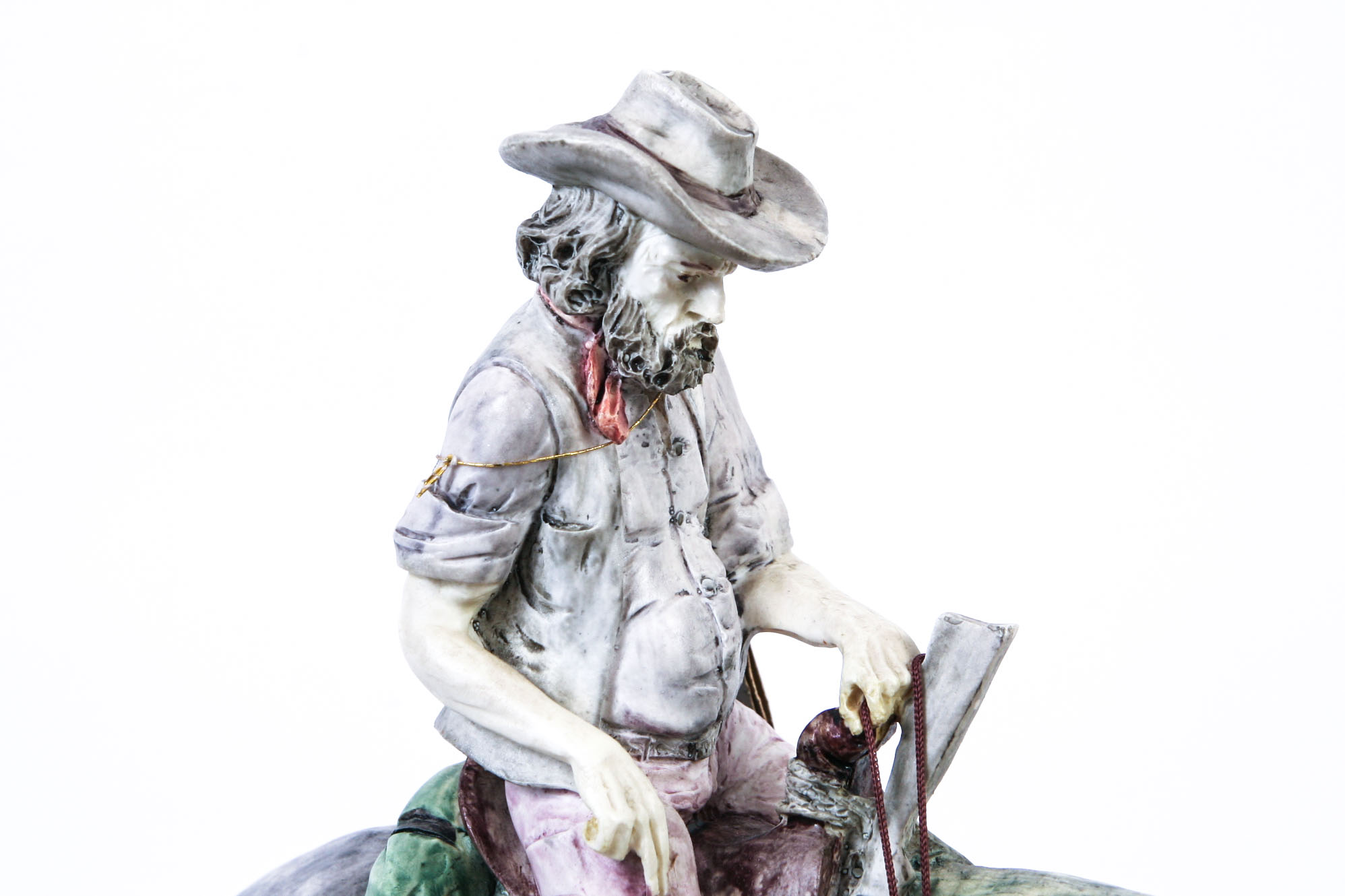 Capodimonte Handcrafted Cowboy Figurine