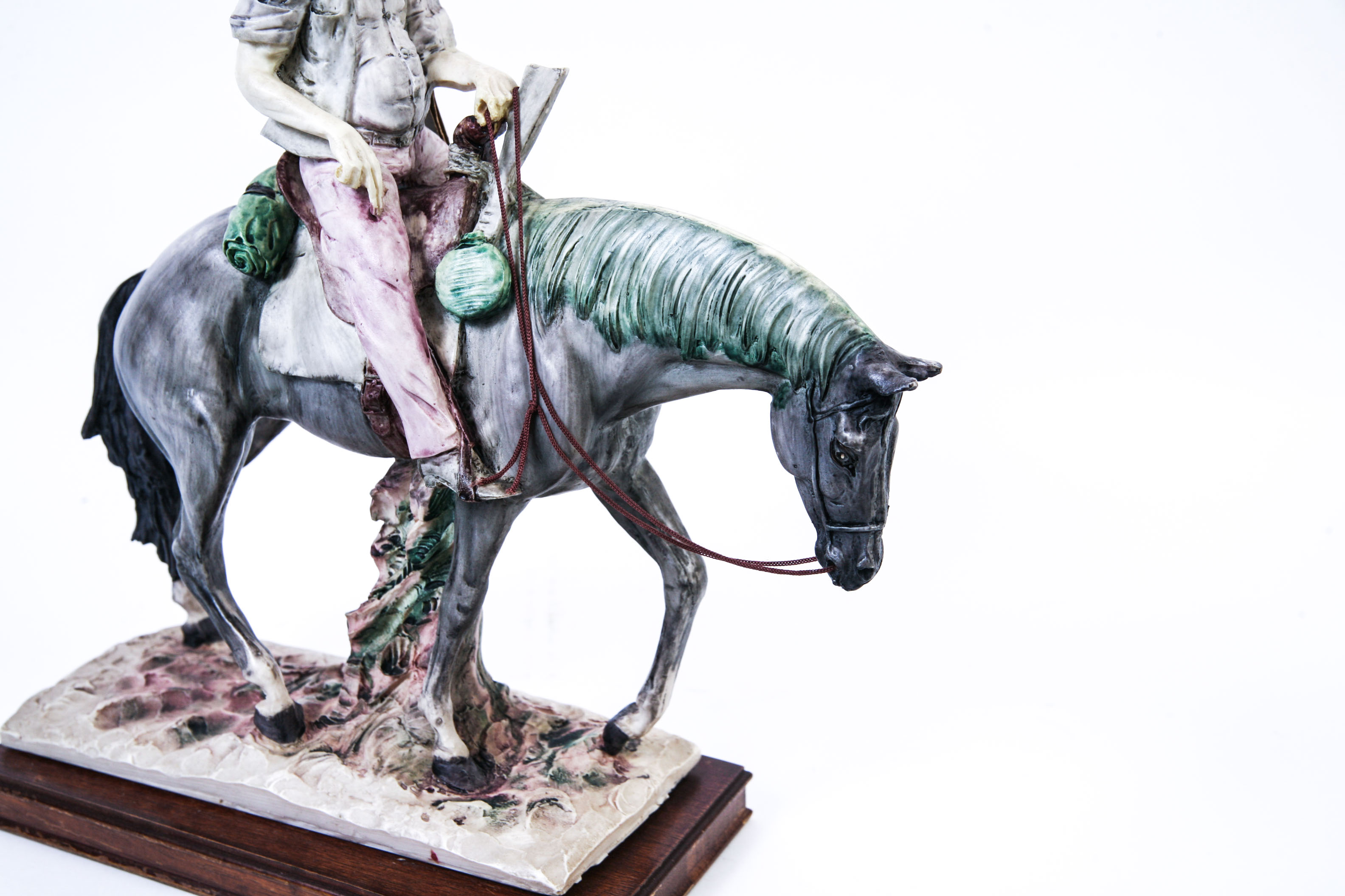 Capodimonte Handcrafted Cowboy Figurine