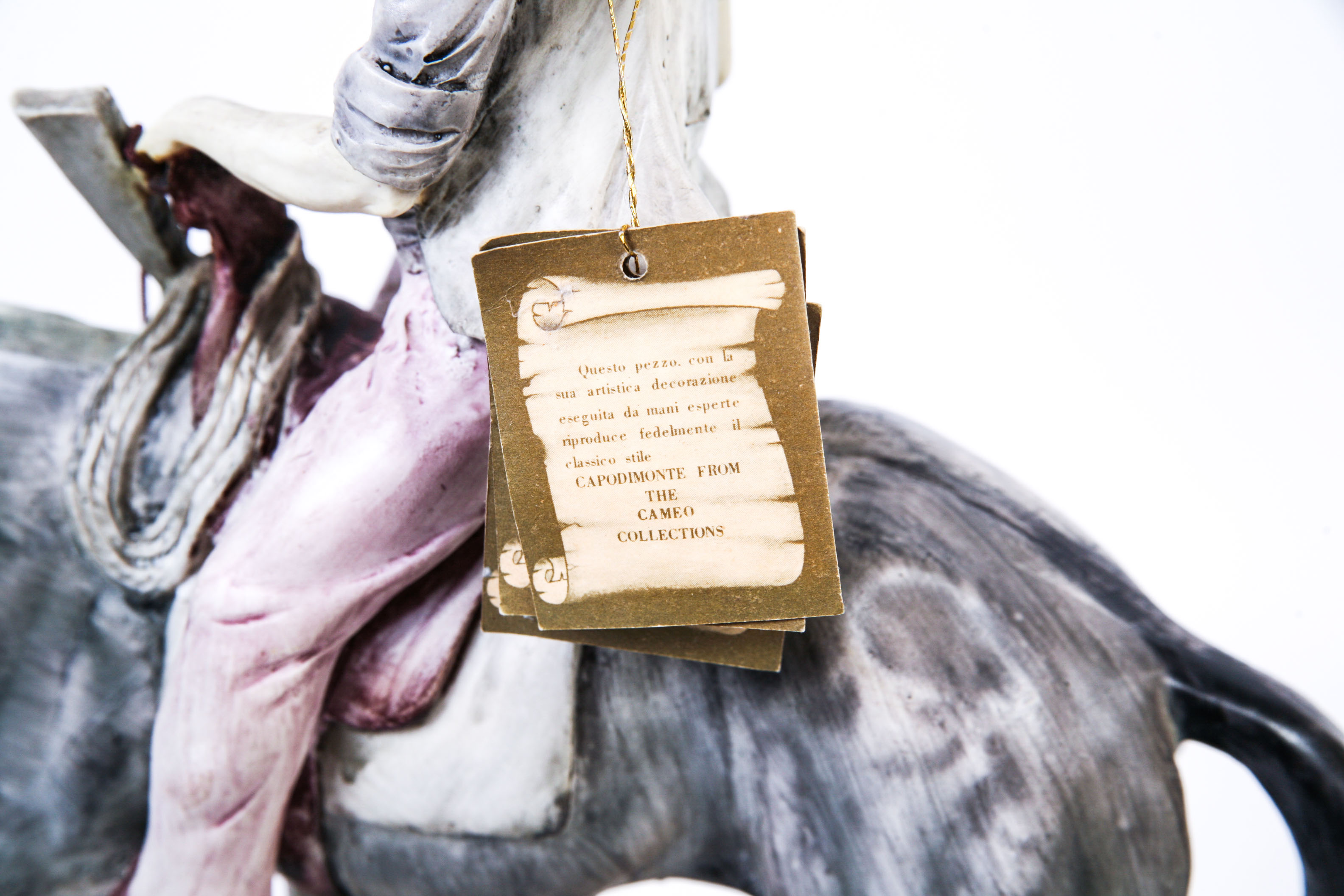 Capodimonte Handcrafted Cowboy Figurine