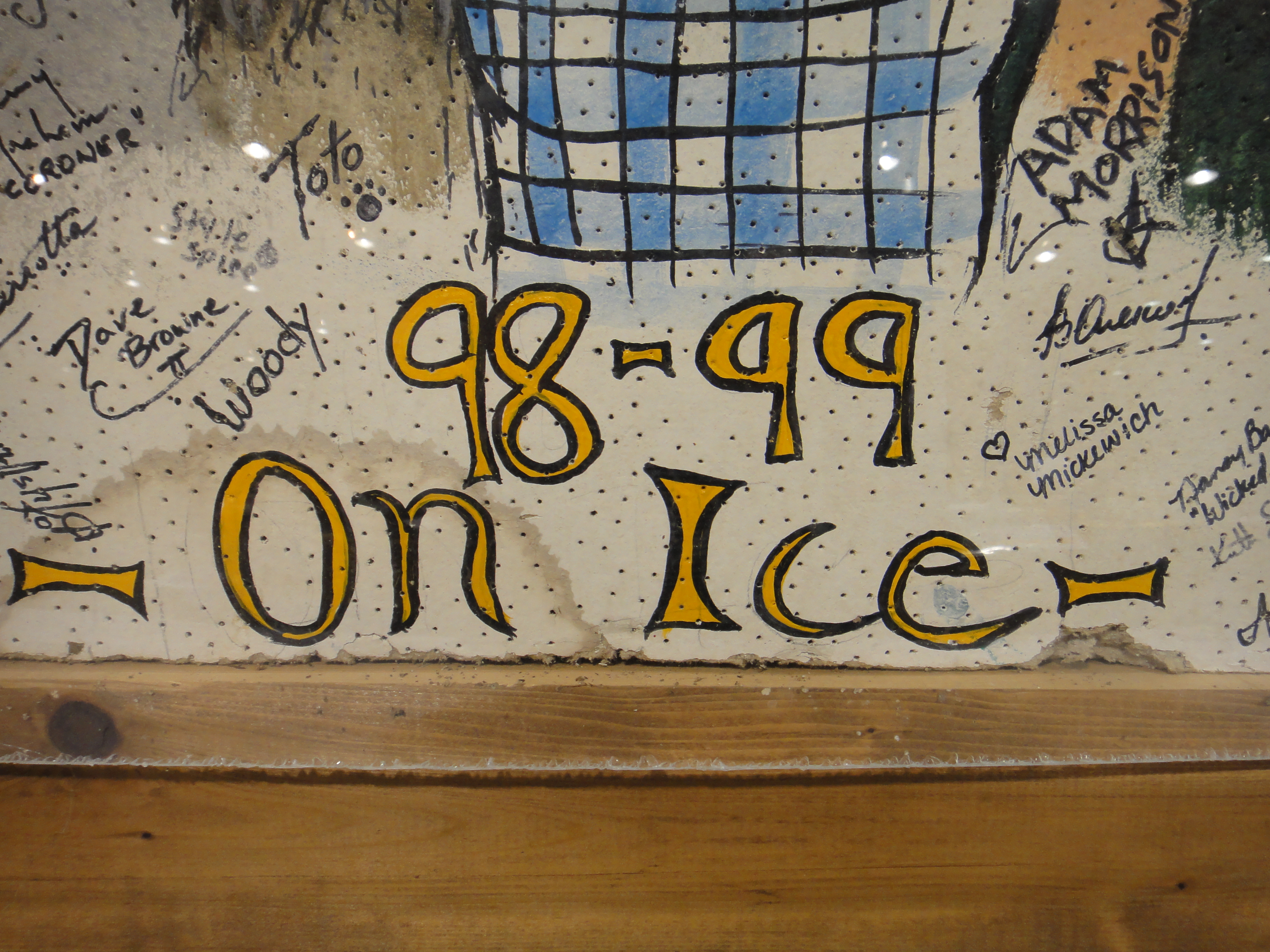 Wizard of Oz Hand Painted Cast Autographed Ceiling Tile