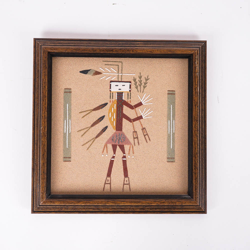 "Yei East Female" Navajo Sandpainting
