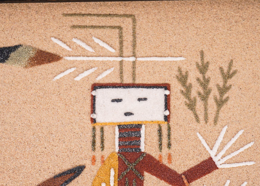 "Yei East Female" Navajo Sandpainting