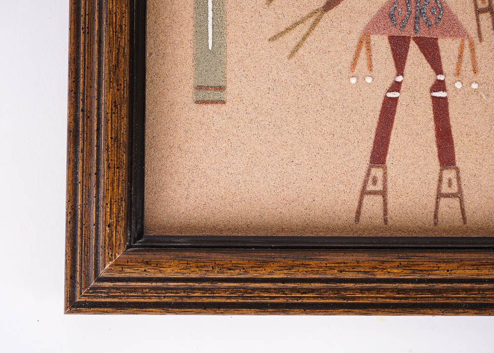 "Yei East Female" Navajo Sandpainting