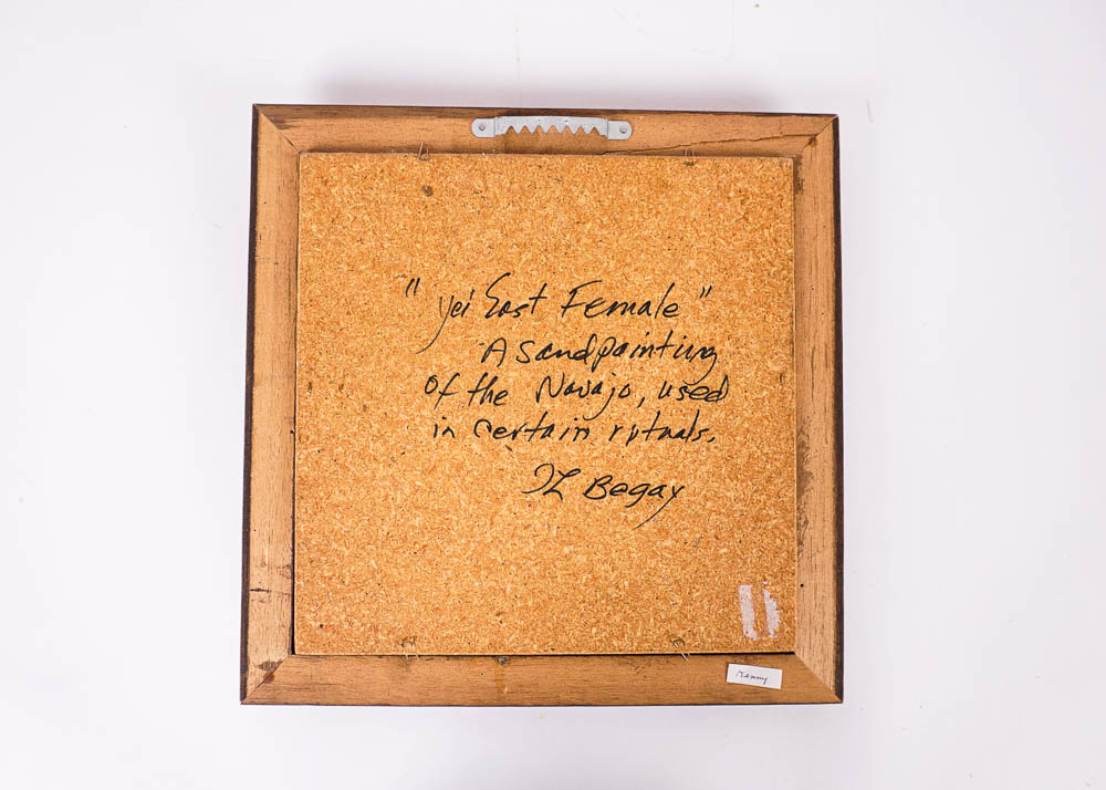 "Yei East Female" Navajo Sandpainting