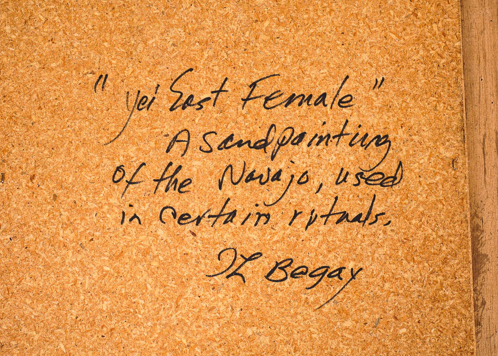 "Yei East Female" Navajo Sandpainting