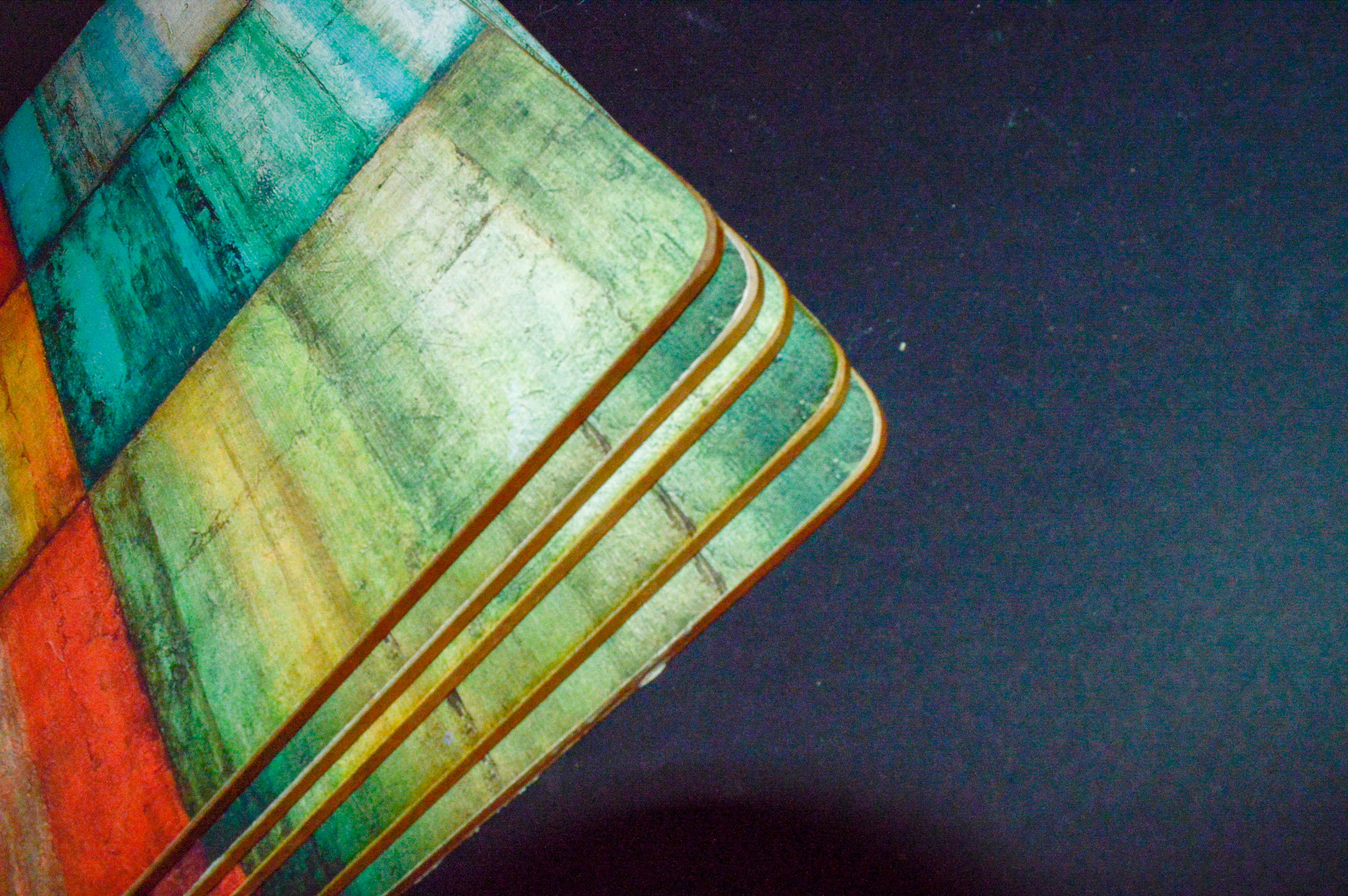 Set of Five Multicolor Pier 1 Placemats