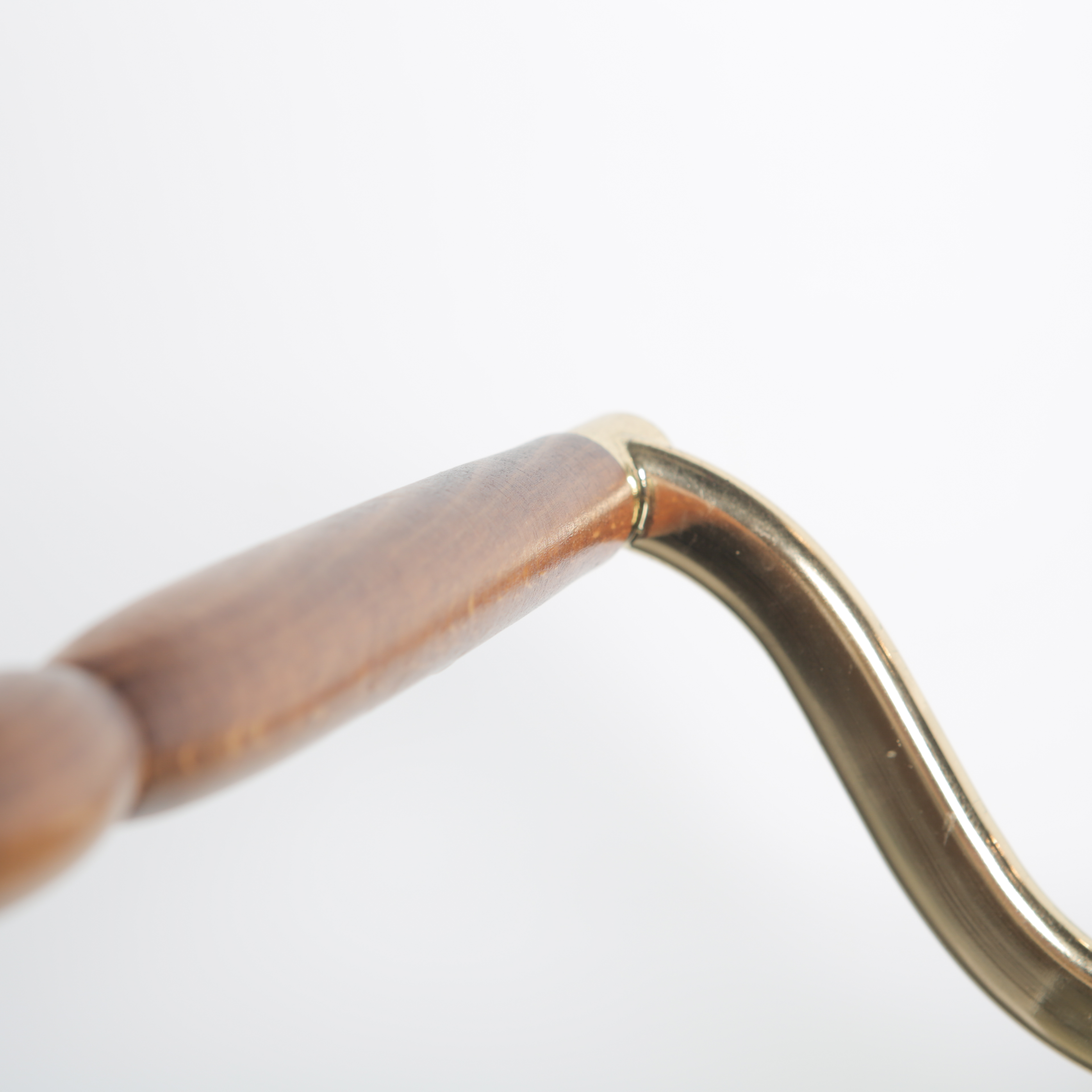 Glass and Brass Toned Bar Cart