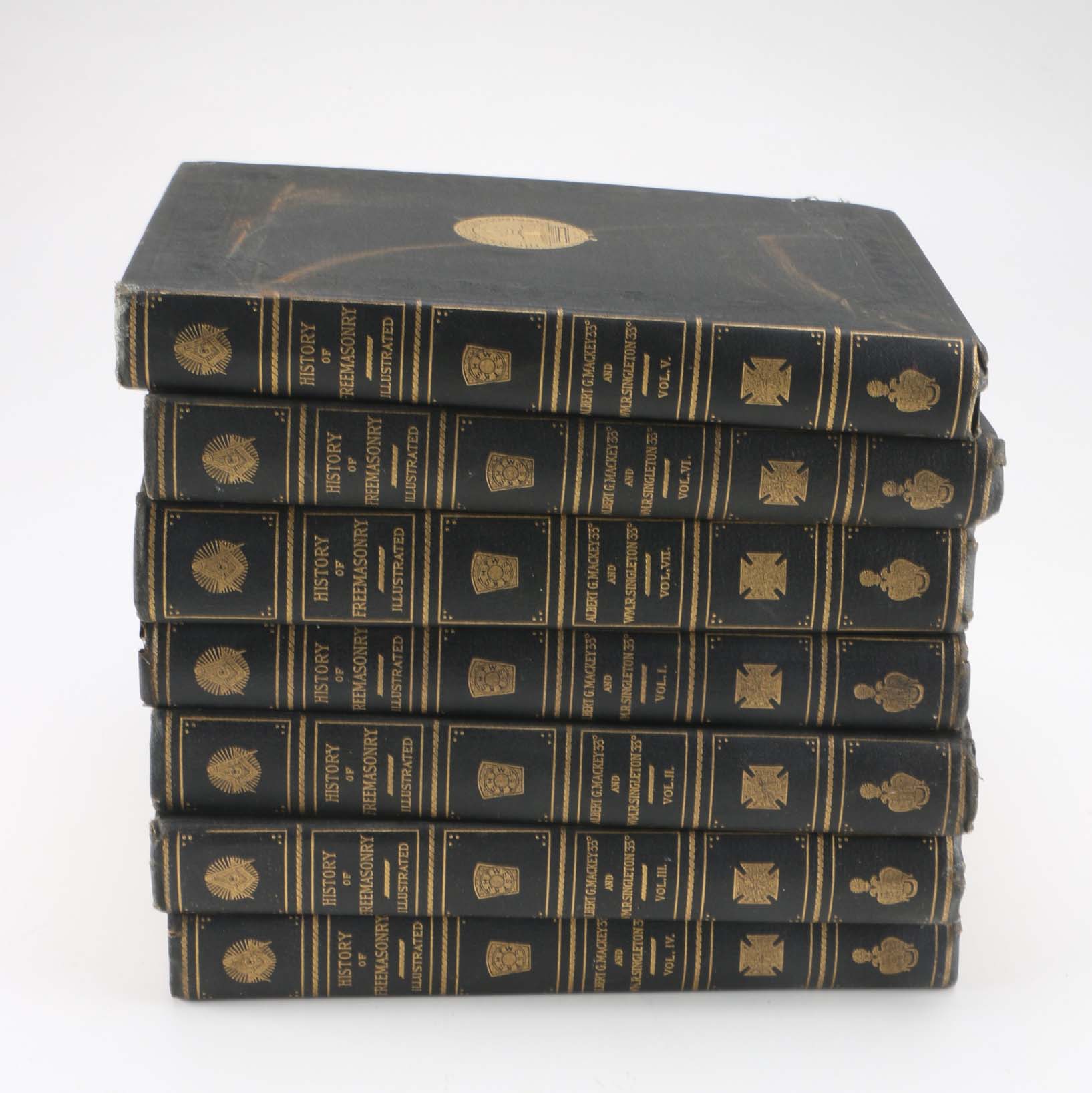 Seven-Volume "History of Freemasonry" Book Set