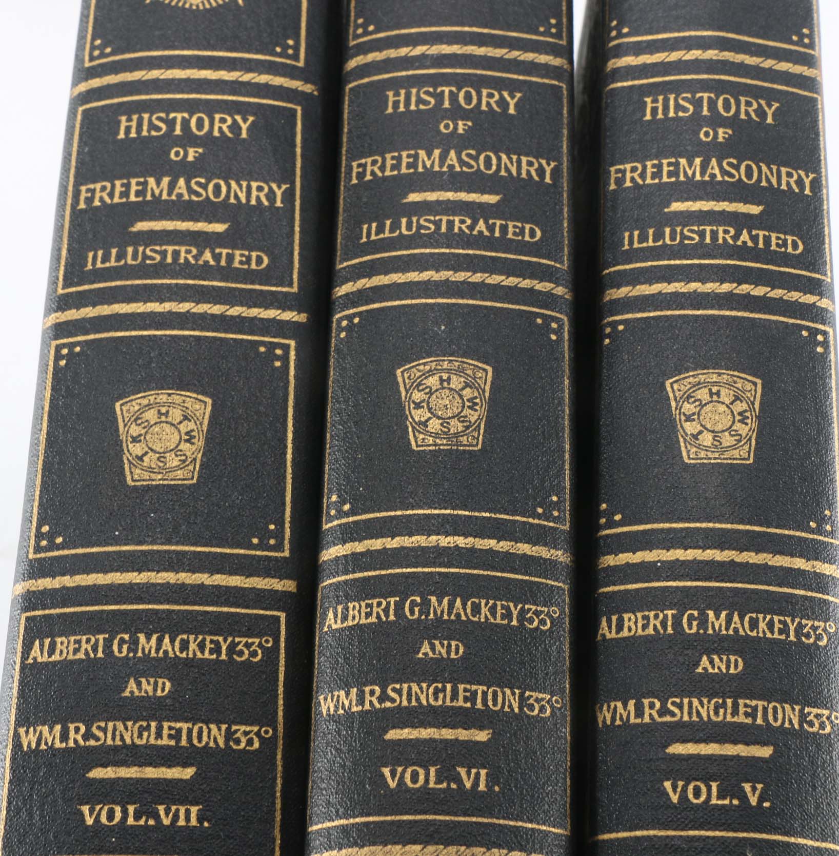 Seven-Volume "History of Freemasonry" Book Set