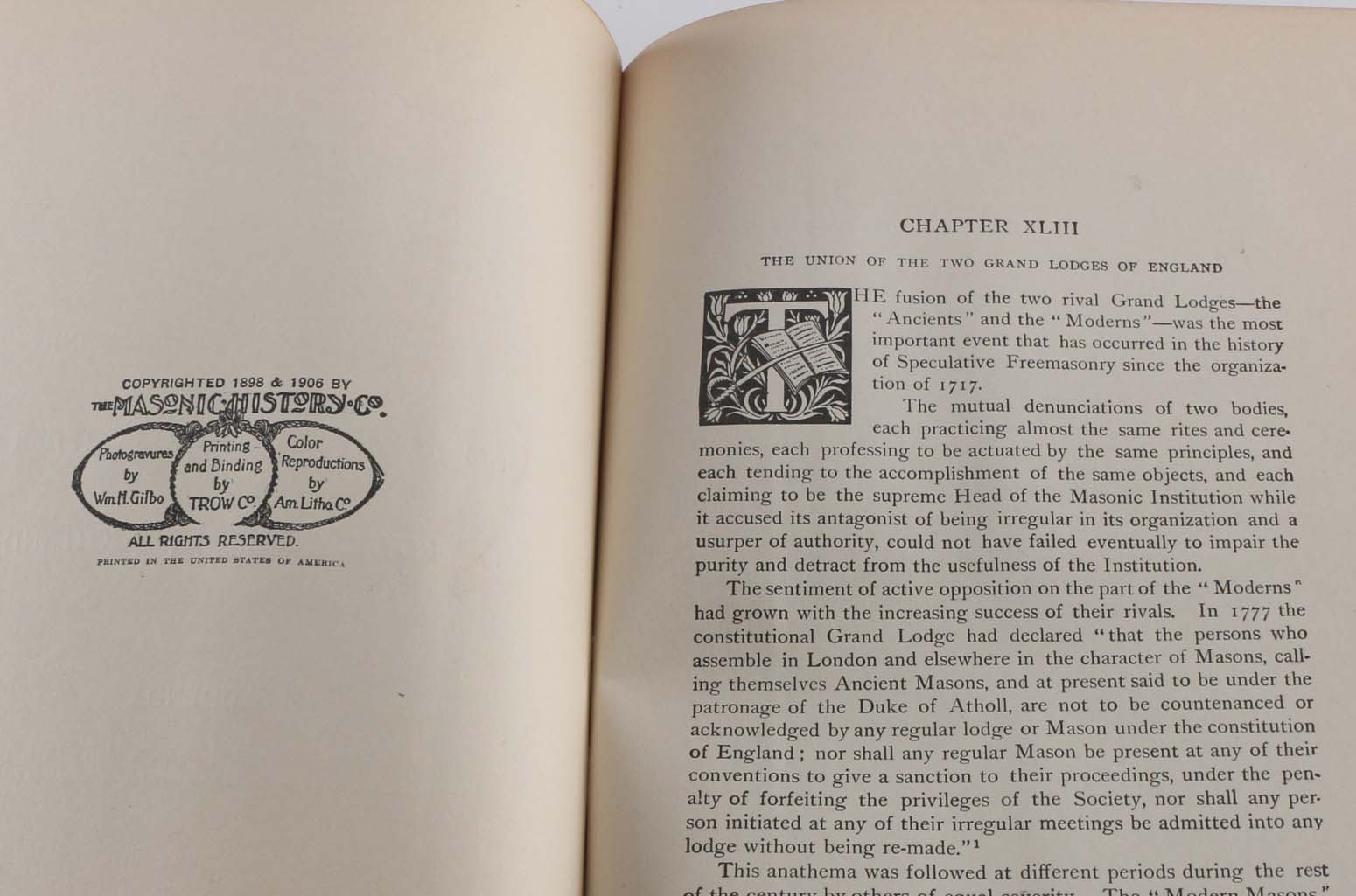 Seven-Volume "History of Freemasonry" Book Set