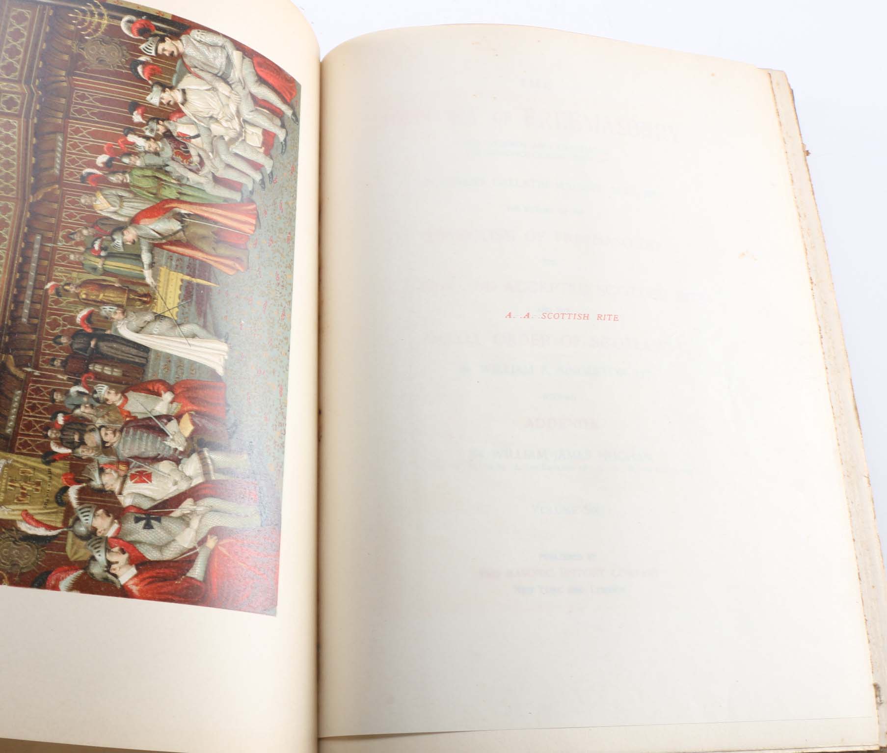 Seven-Volume "History of Freemasonry" Book Set