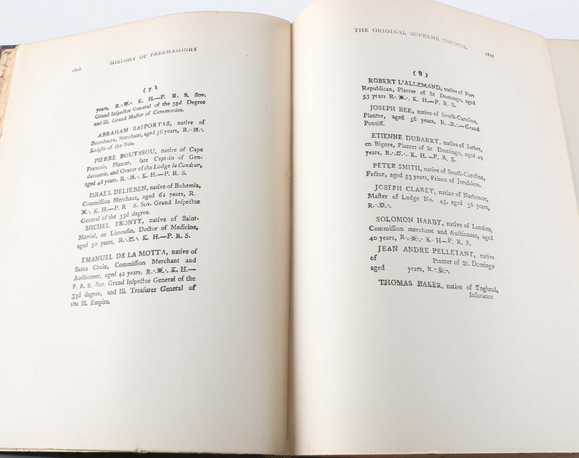 Seven-Volume "History of Freemasonry" Book Set