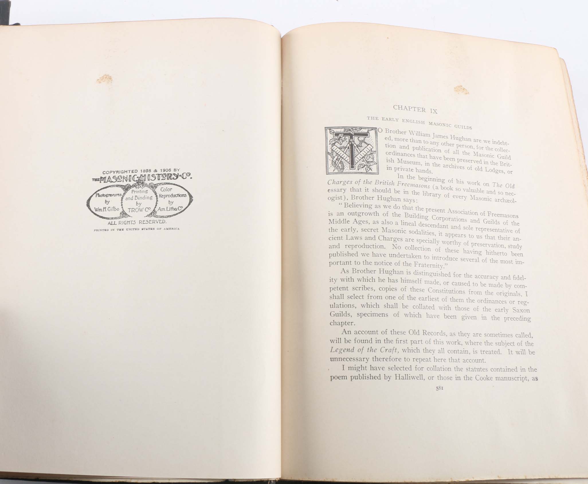 Seven-Volume "History of Freemasonry" Book Set