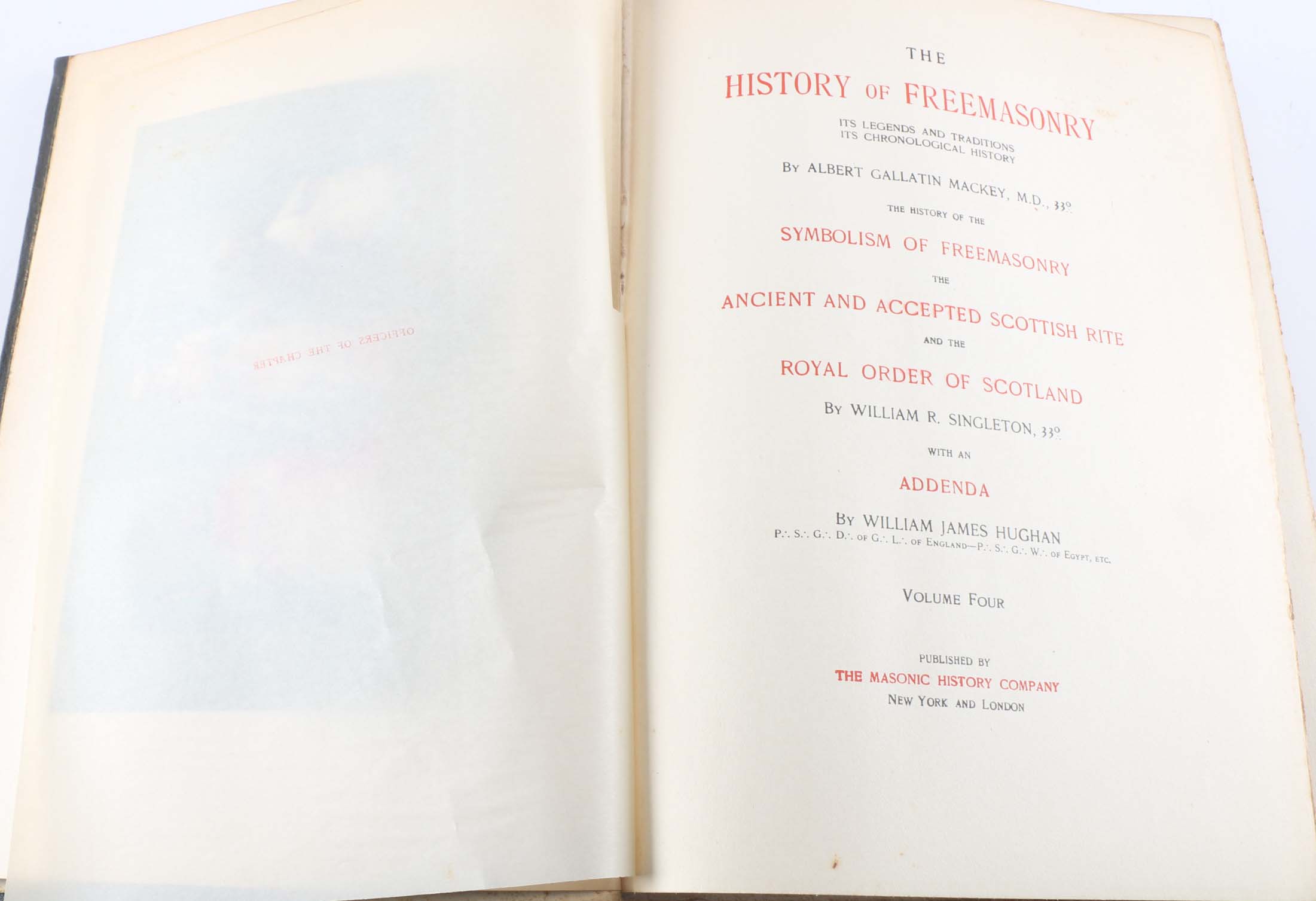 Seven-Volume "History of Freemasonry" Book Set