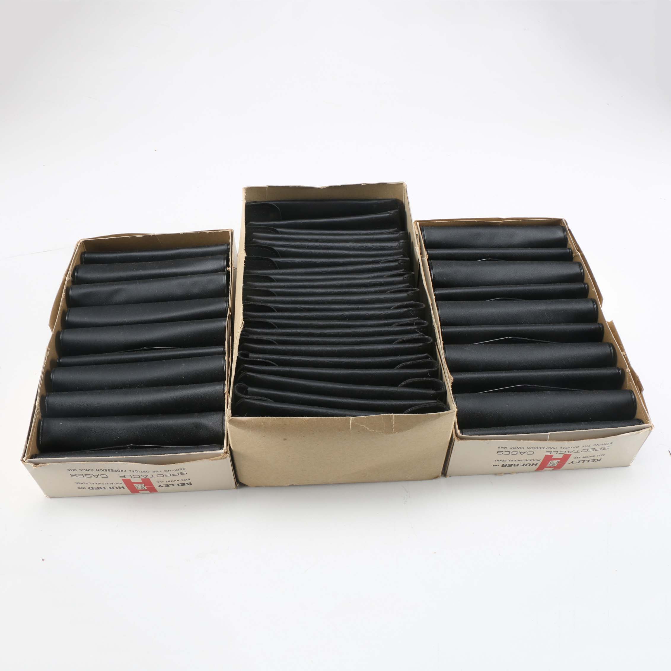 Vintage Faux Leather Eyeglass Cases