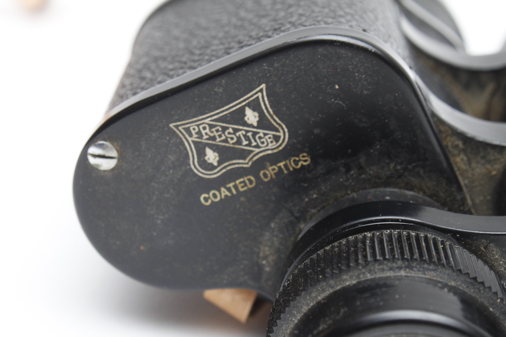 Vintage Prestige Binoculars with Case