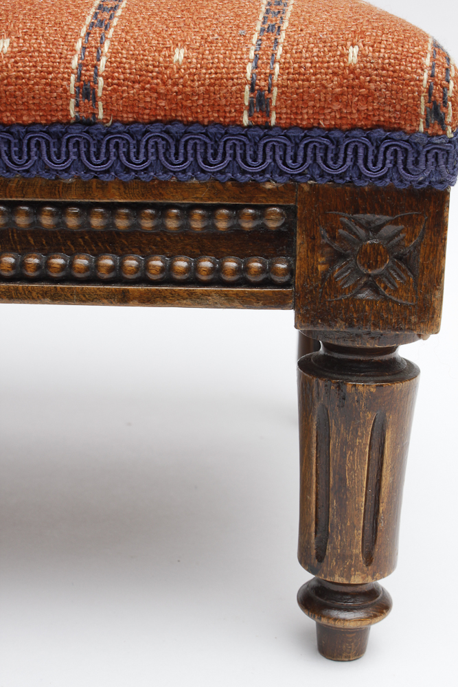 Small Upholstered Footstool