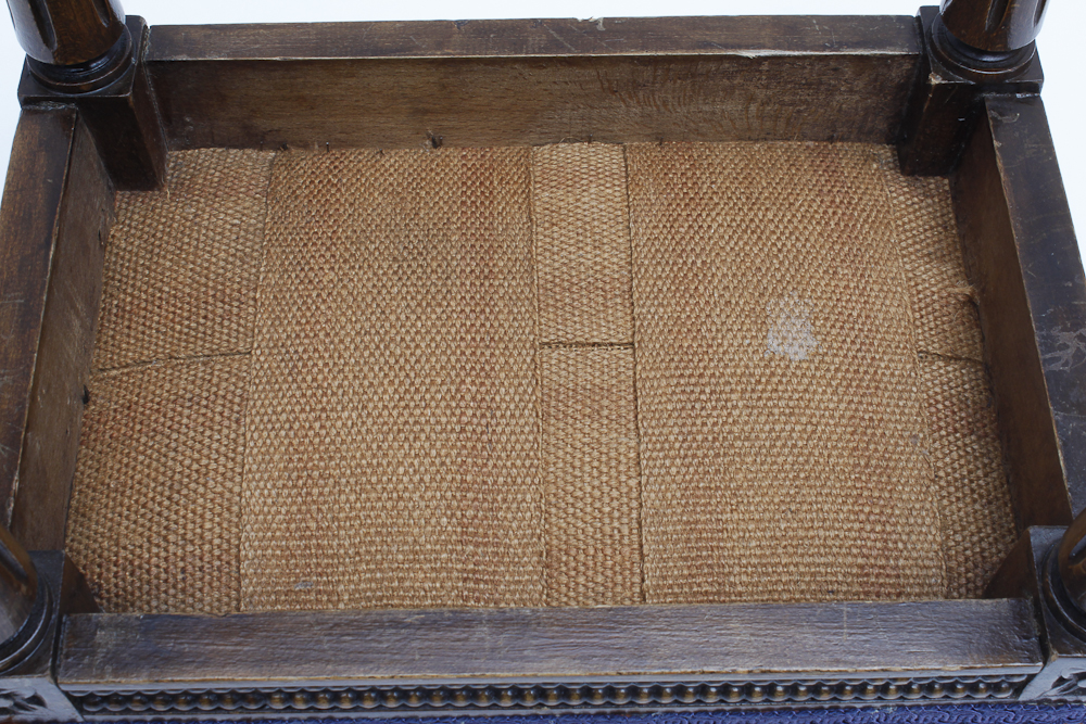 Small Upholstered Footstool