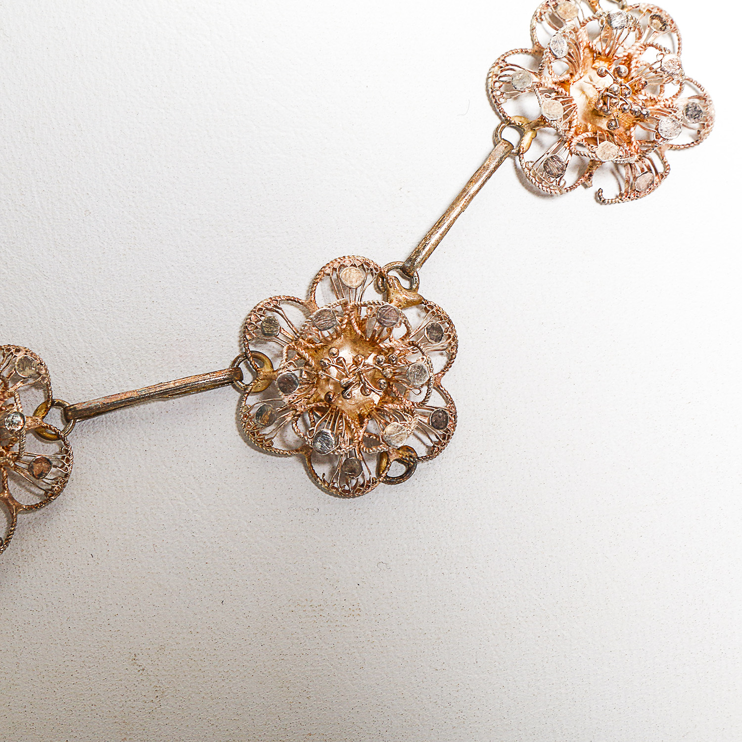 Vintage Silver Tone Jewelry Set