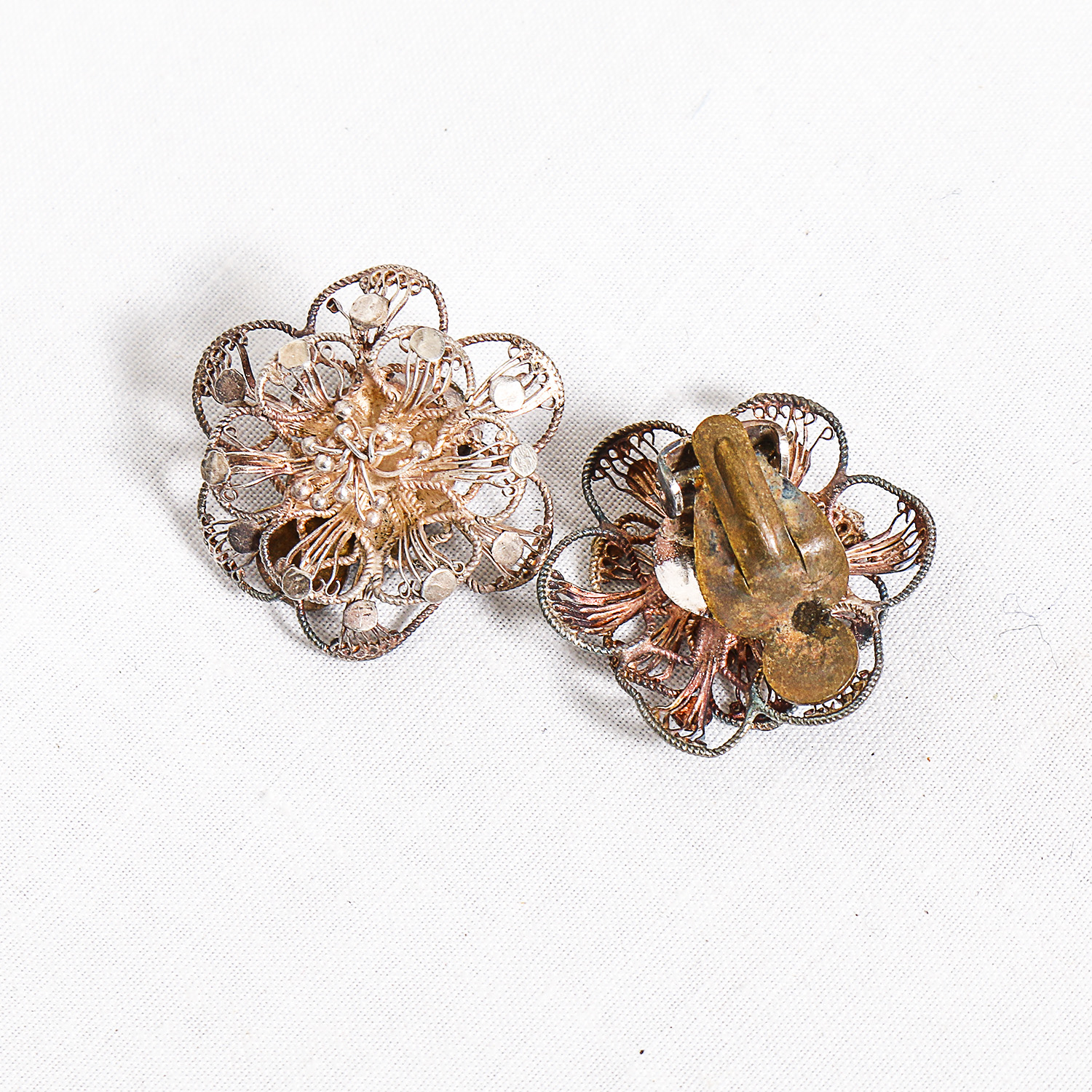 Vintage Silver Tone Jewelry Set