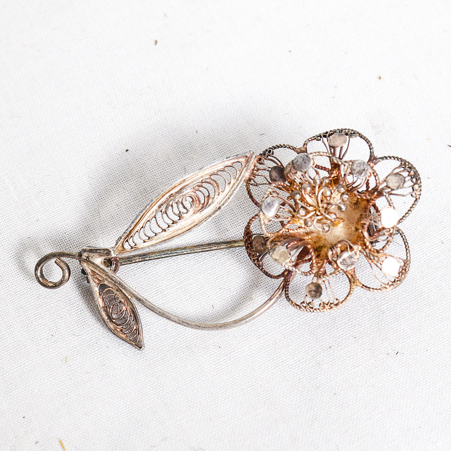 Vintage Silver Tone Jewelry Set