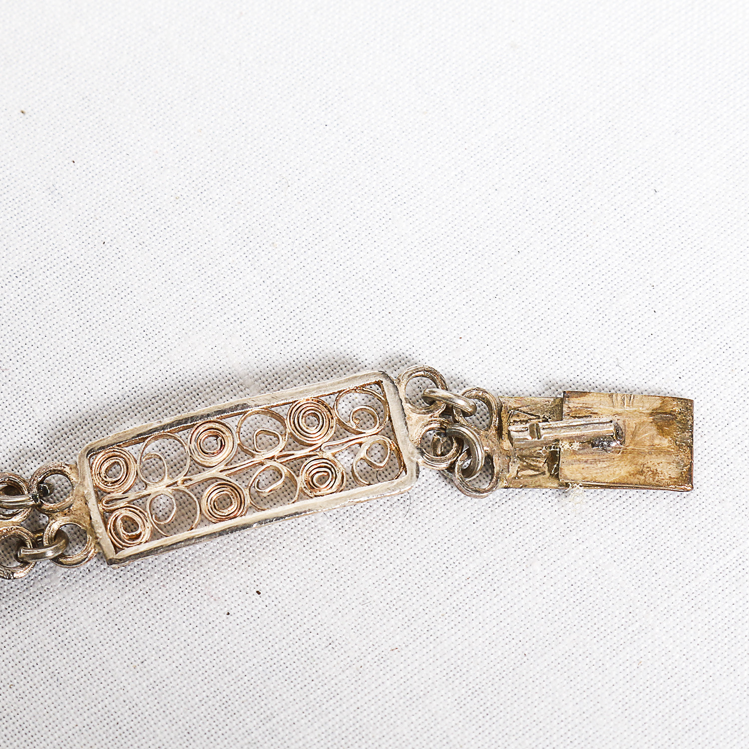 Vintage Silver Tone Jewelry Set