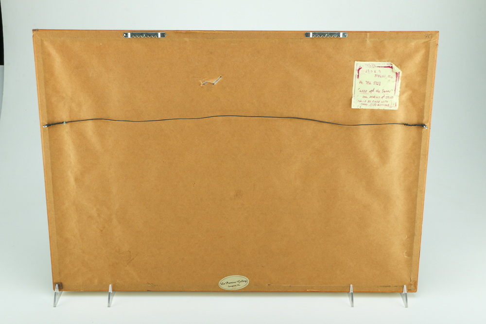 Dale Ross Signed Drawing "Leda And The Swan"