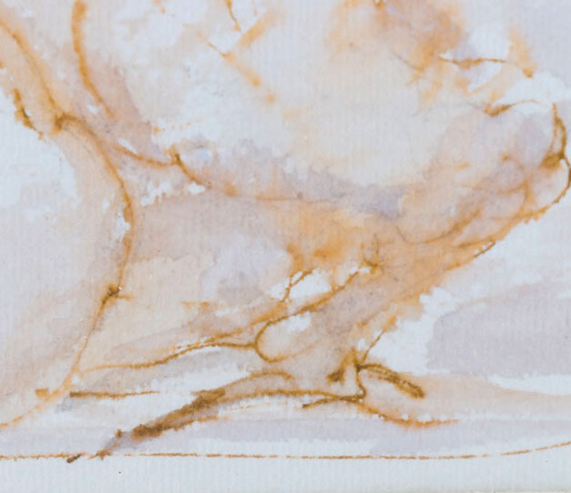 Charles Burdick Signed Original Drawing "Leda and The Swan"