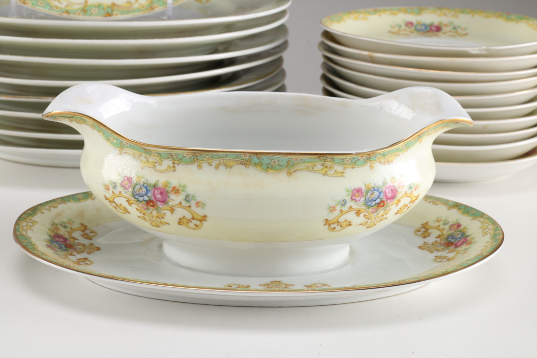 Vintage Gold China Set