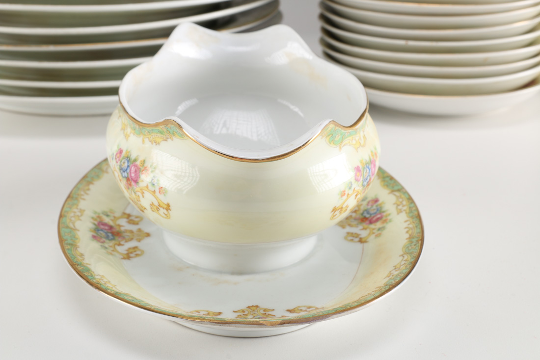 Vintage Gold China Set