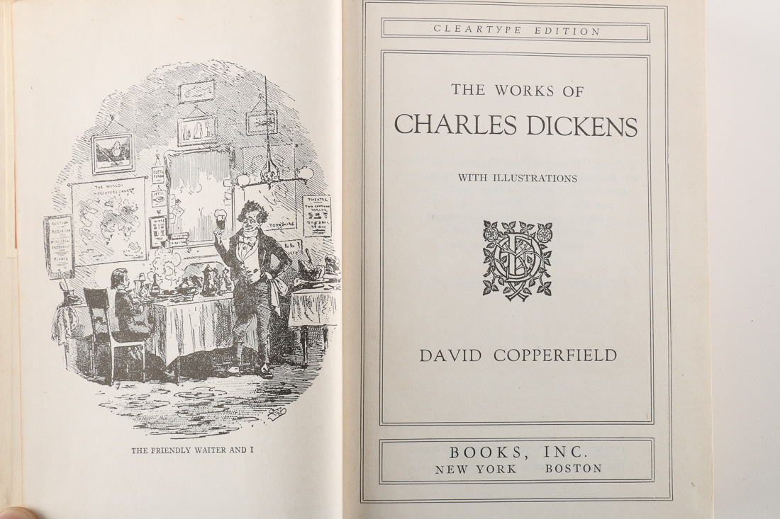 1868 Eighteen Volumes of Charles Dickens' Works Cleartype Edition